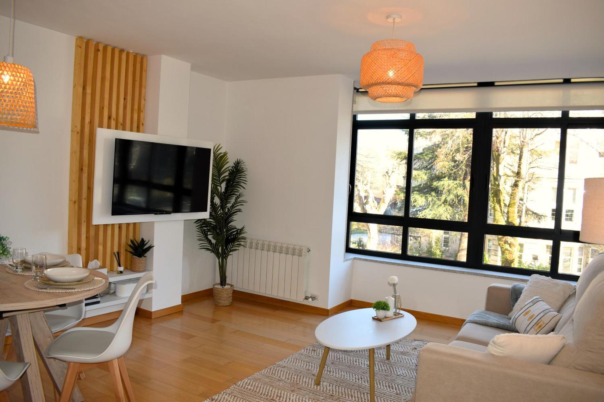 A Xanela De Balneario Daire Mondariz-Balneario Dış mekan fotoğraf